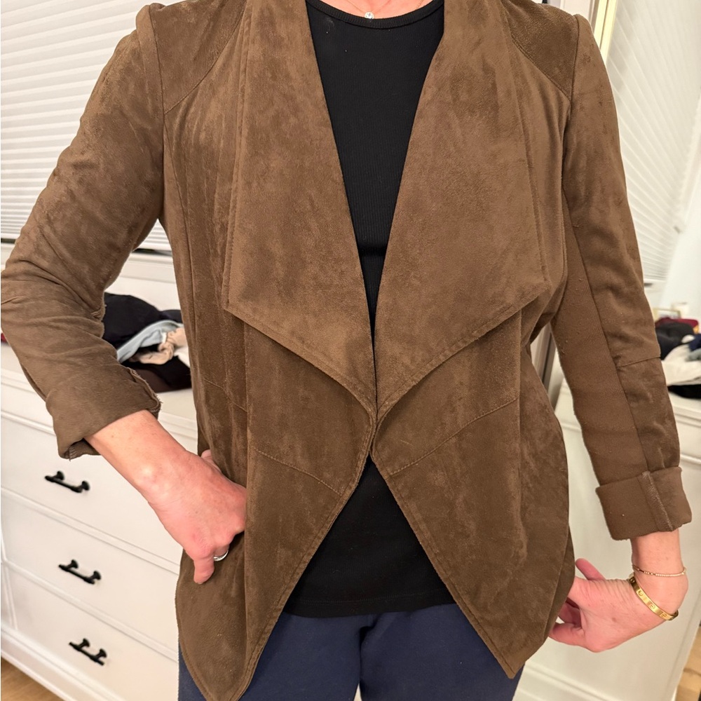 BB Dakota brown suede blazer